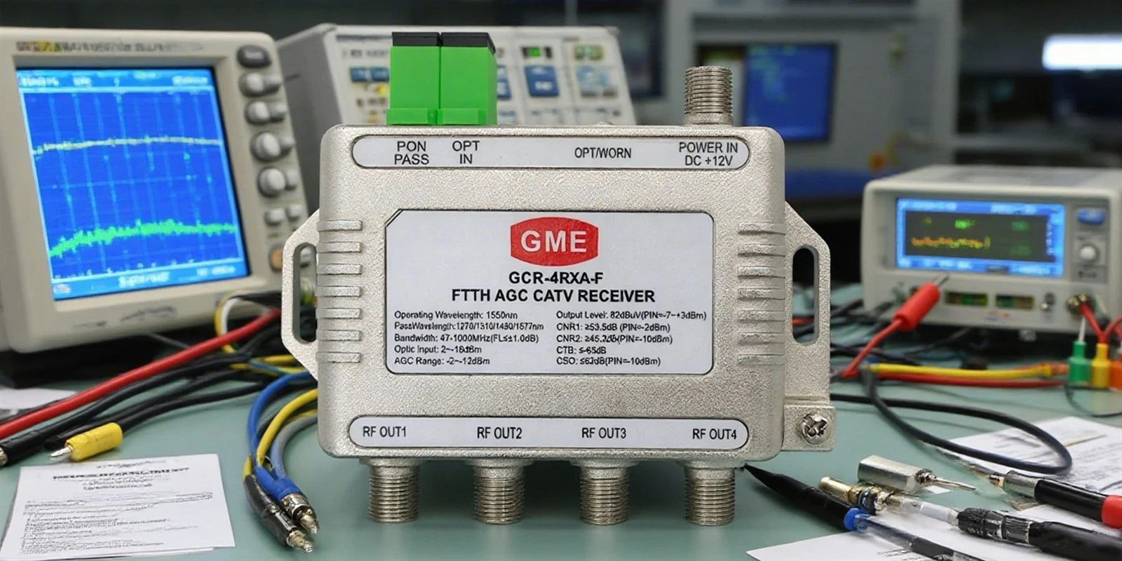 FTTH AGC CATV RECEIVER